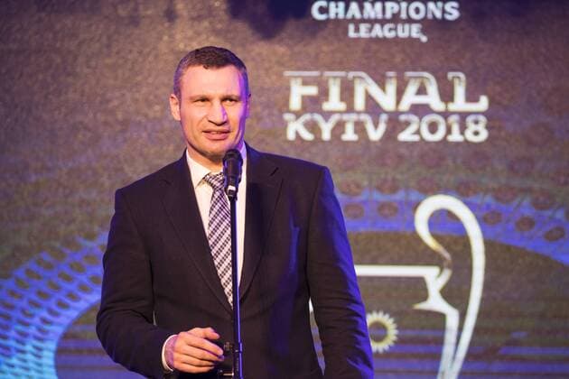 Kyiv Mayor Vitali Klitschko Takes Part In Presentation Of Logo Of UEFA Champions League Final 2018 In Kyiv  Copyright: 513685