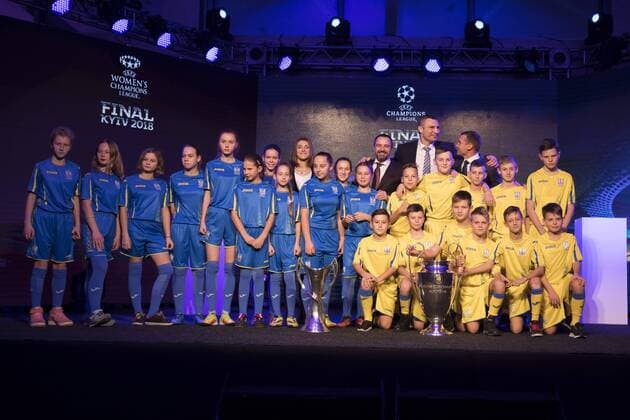 Kyiv Mayor Vitali Klitschko Takes Part In Presentation Of Logo Of UEFA Champions League Final 2018 In Kyiv  Copyright: 513688