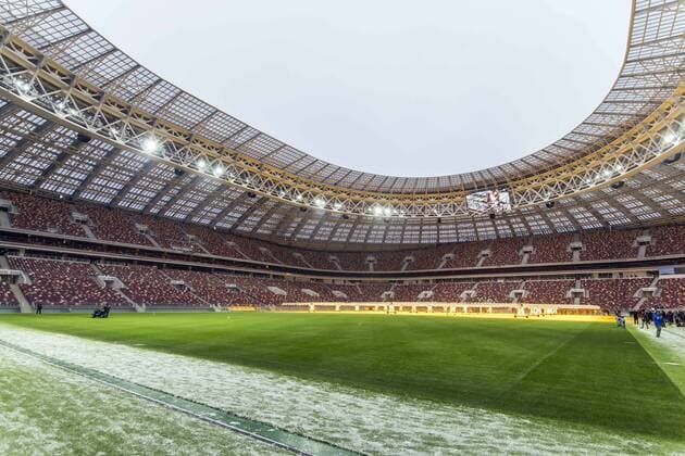 MOSKWA 01.12.2017 STADION LUZNIKI W MOSKWIE --- LUZHNIKI STADIUM IN MOSCOW STADION TRYBUNY --- STADIUM STANDS FOT. PIOTR KUCZA FOTOPYK NEWSPIX.PL --- Newspix.pl  171201PYK028