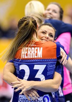171213 Norways Nora Mork is celebrating the quarterfinals between Norway and Russia during the World Cups World Cup on December 13, 2017 in Magdeburg  Copyright: CARLxSANDIN BB171213CS103