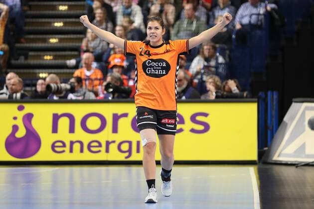 Netherlands Norway 23 IHF Handball Womens World Cup Hamburg 15 12 17 Hamburg 15 12 17 Sport Handball 23 IHF Womens Handball Womens World Cup Semifinals Netherlands Norway Cheers Torjubel by Martine Smeets Netherlands 24 xmmkx