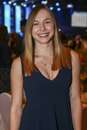 Felix Presentation NRW Sportsman of the Year 2017 Duesseldorf 15 12 2017 Athletics Star Gina Lueckenkemper at the Felix Awards NRW Sportsman of the Year 2017 on 15 12 2017 in the Mitsubishi Electric hall in Duesseldorf North Rhine-Westphalia xakx
