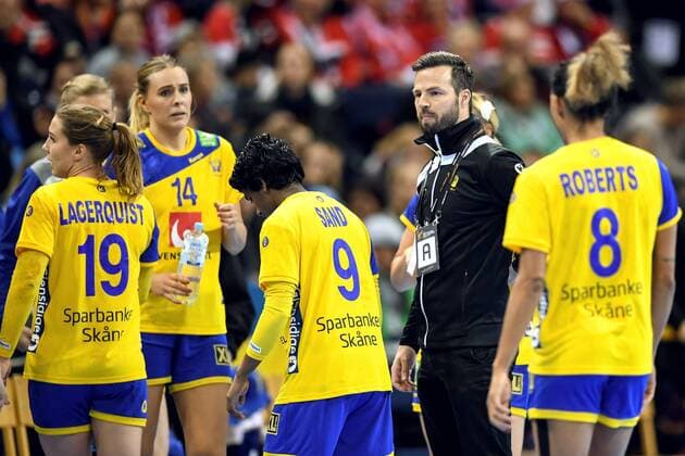 171215 Swedens federation Henrik Signell during the semi-finals between Sweden and France during the World Cups World Cup on December 15, 2017 in Hamburg  Copyright: CARLxSANDIN BB171215CS096
