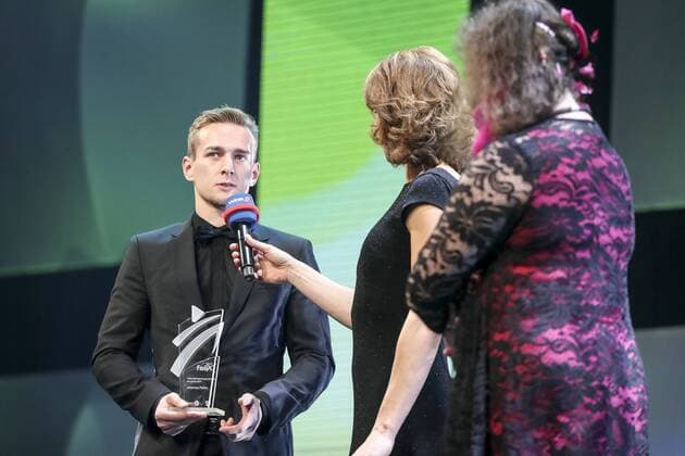 Felix Presentation NRW Sportsman of the Year 2017 Duesseldorf 15 12 2017 NRW Disability Athlete of the Year Johannes Floors TSV Bayer 04 Leverkusen at the Felix Awards NRW Sportsman of the Year 2017 on 15 12 2017 in the Mitsubishi Electric hall in Duesseldorf North Rhine-Westphalia xakx