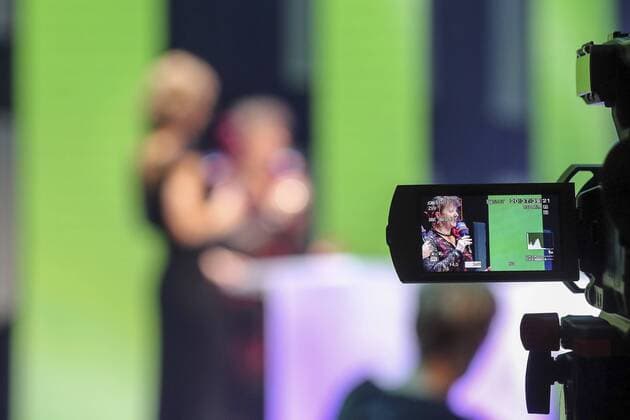 Felix Presentation NRW Sportsman of the Year 2017 Duesseldorf 15 12 2017 In Focus of the Camera NRW State Secretary for Sports and Volunteering Andea Milz at the Felix Awards NRW Sportsman of the Year 2017 on 15 12 2017 in the Mitsubishi Electric Hall in Duesseldorf North Rhine-Westphalia xakx