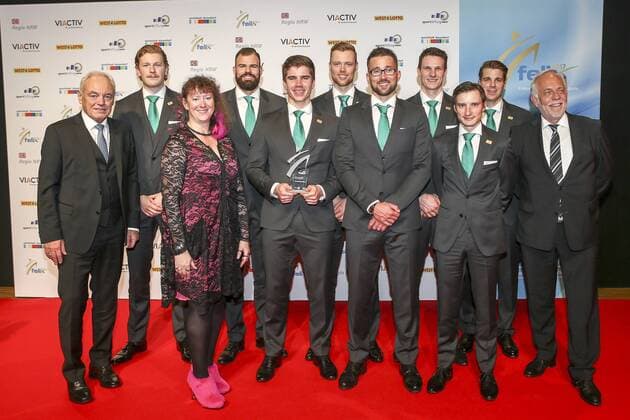 Felix Awards NRW Sportsman of the Year 2017 Duesseldorf 15 12 2017 The NRW Team of the Year of the Germany eighth at the Felix Awards NRW Sportsman of the Year 2017 on 15 12 2017 in the Mitsubishi Electric hall in Duesseldorf North Rhine-Westphalia xakx