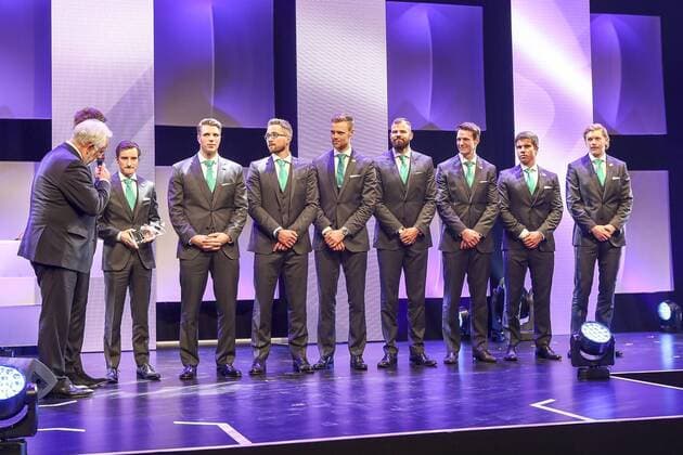 Felix Awards NRW Sportsman of the Year 2017 Duesseldorf 15 12 2017 The NRW Team of the Year of the Germany eighth at the Felix Awards NRW Sportsman of the Year 2017 on 15 12 2017 in the Mitsubishi Electric hall in Duesseldorf North Rhine-Westphalia xakx