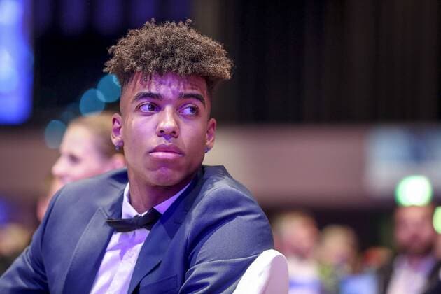 Felix Presentation NRW Sportsman of the Year 2017 Duesseldorf 15 12 2017 Pole Vaulter Bo Kanda Lita Baehre TSV Bayer 04 Leverkusen at the Felix Awards NRW Sportsman of the Year 2017 on 15 12 2017 in the Mitsubishi Electric Hall in Duesseldorf North Rhine-Westphalia xakx