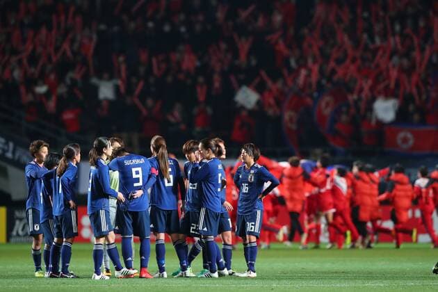 Japan team group Mannschaftsbild Totale (JPN), DECEMBER 15, 2017 - Football Soccer : EAFF E-1 Football Championship 2017 Women s Final match between Japan 0-2 North Korea at Fukuda Denshi Arena in Chiba, Japan. NOxTHIRDxPARTYxSALES.  (mrva151450)