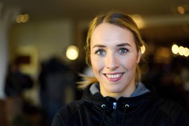171216 Lois Abbingh poses for a portrait at a press meeting with the Dutch launch during the World Cup on December 16, 2017 in Hamburg  Copyright: CARLxSANDIN BB171216CS034