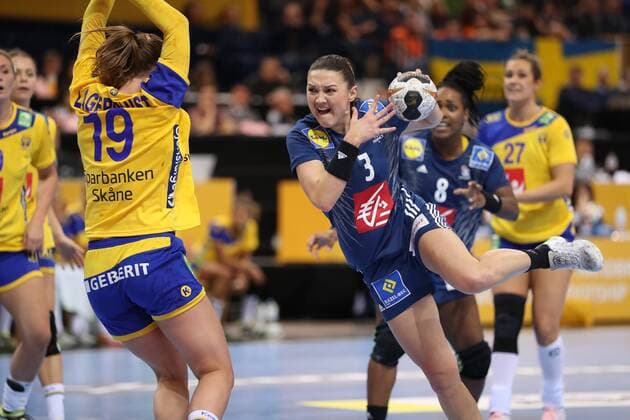 Blandine Dancette France 03 Anna Lagerquist Sweden 19 Hamburg Hamburg Germany Barclaycard Arena Copyright: xAgentur54Gradx xSpeedphotosx