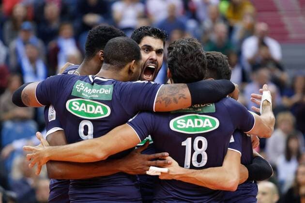 KRAKOW 16.12.2017 FIVB KLUBOWE MISTRZOSTWA SWIATA PILKA SIATKOWA MEZCZYZN POLSKA 2018 POLFINAL --- FIVB VOLLEYBALL MEN S CLUB World Championship WM Weltmeisterschaft POLAND 2017 SEMIFINAL: SADA CRUZEIRO - ZENIT KAZAN EVANDRO GUERRERA FOT. ANNA KLEPACZKO FOTOPYK NEWSPIX.PL --- Newspix.pl  171216LUM012