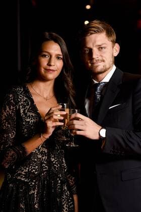 Themen der Woche - SPORT Themen der Woche - SPORT Bilder des Tages - SPORT Tennis player David Goffin and Goffin s girlfriend, Stephanie pictured during the gala evening for the man and woman of the year 2017 awards, Saturday 16 December 2017, in Brussels. POOLxPHILIPPExCROCHET  x05234573x