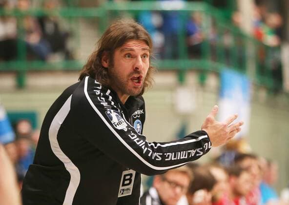 HBL 2 Handball Bundesliga Season 2017 2018 18 Matchday Bergischer HC HC Rhein Vikings Sebastian Hinze Coach Bergischer HC in action