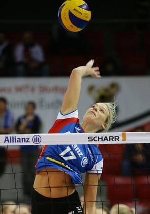 Stuttgart Volleyball Bundesliga Allianz MTV Stuttgart vs Red Ravens Vilsbiburg Paige Tapp Alliance