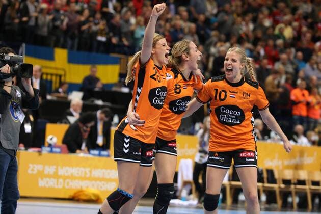 Netherlands Sweden 23 IHF Handball Womens World Cup Hamburg 17 12 17 Hamburg 17 12 17 Sport Handball 23 IHF Handball Womens World Cup Womens World Ranking Netherlands Sweden Cheers to victory xmmkx
