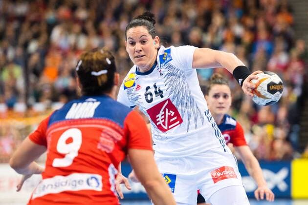 171217 Frances Alexandra Lacrabere in the final between France and Norway during the World Cups World Cup on 17 December 2017 in Hamburg  Copyright: CARLxSANDIN BB171217CS147
