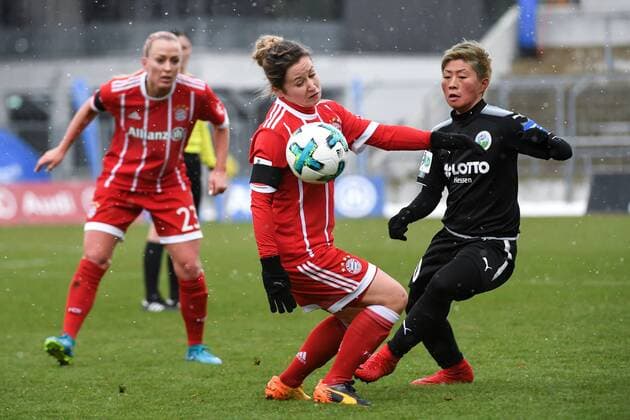 n left Nicole Rolser FC Bayern Munich FCB 29 Kumi Yokoyama 1 FFC Frankfurt 10 in duel duel tackle Dynamics Action Action Football Allianz Women Bundesliga FC Bayern Munich 1 FFC Frankfurt xslx