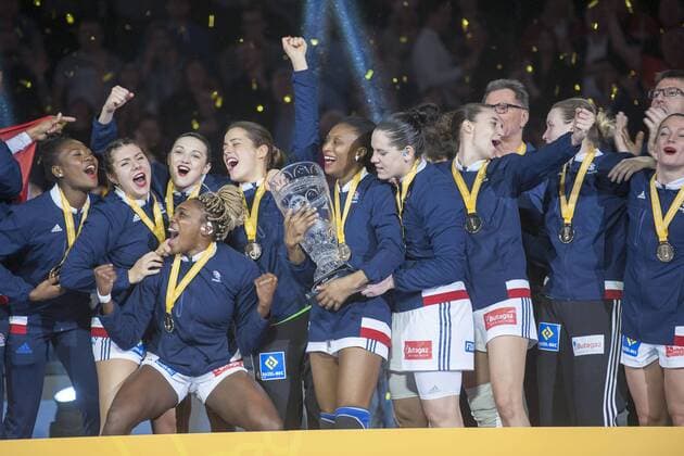 France is world champion France Norway Handball 23 IHF Handball Womens World Cup Hamburg 17 12 17 Hamburg Hamburg Germany Barclaycard Arena Copyright: xAgentur54Gradx xThomasxSobczakx