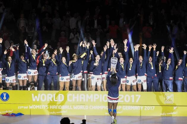 Winner France Gold medal Hamburg Hamburg Germany Barclaycard Arena Copyright: xAgentur54Gradx xSpeedphotosx