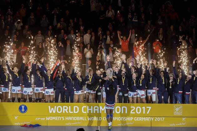 Winner France Gold medal Hamburg Hamburg Germany Barclaycard Arena Copyright: xAgentur54Gradx xSpeedphotosx