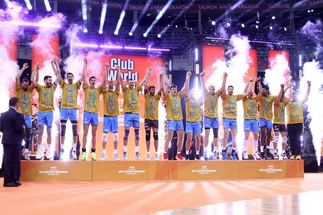2017.12.17 Krakow Siatkowka mezczyzn, Klubowe Mistrzostwa Swiata, final Zenit Kazan - Cucine Lube Civitanova N z Zenit Kazan Foto Krzysztof Porebski PressFocus 2017.12.17 Krakow Volleyball men, Men s Club World Championship WM Weltmeisterschaft final game Zenit Kazan - Cucine Lube Civitanova Zenit Kazan Credit: Krzysztof Porebski PressFocus NEWSPIX.PL --- Newspix.pl  20171217PF_KP309