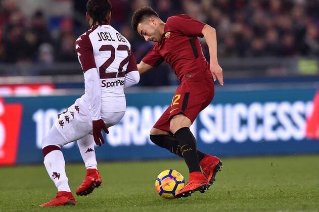 Joel Obi Torino, Stephan El Shaarawy Roma Roma 20-12-2017 Stadio Olimpico Football Calcio Coppa Italia AS Roma - Torino . Foto Andrea Staccioli Insidefoto andreaxstaccioli