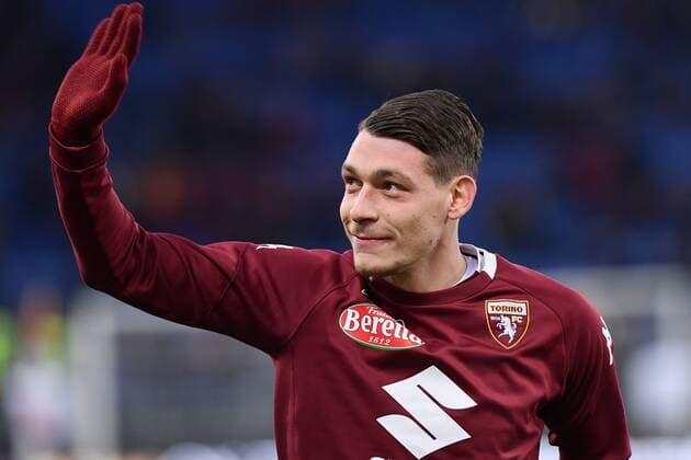 As Roma 20 12 2017 - Coppa Italia Roma-Torino foto Antonello Sammarco Image nella foto: Andrea Belotti 