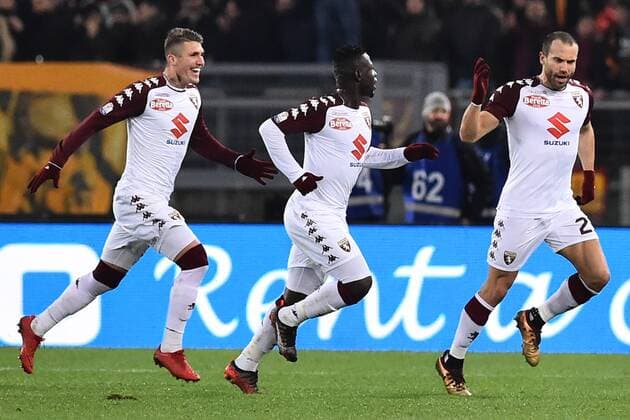 Fußball, Coppa Italia, AS Rom - FC Turin Roma 20-12-2017 Olimpic Stadium Roma Torino Tim Cup Nella Foto Lorenzo De SIlvestri celebring after the score Photo Fotografo01  Copyright: xFotografo01x xIPAx xFotografo01x
