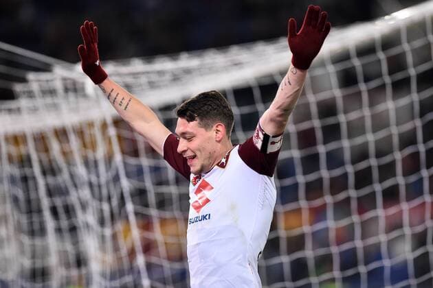 Fußball, Coppa Italia, AS Rom - FC Turin Roma 20-12-2017 Olimpic Stadium Roma Torino Tim Cup Nella Foto Andrea Belotti Photo Fotografo01  Copyright: xFotografo01x xIPAx xFotografo01x