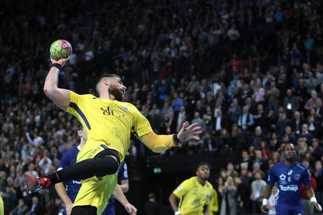 choc mhb psg hand HANDBALL : Montpellier PSG Hand - Lidl Starligue - 21 12 2017 RichardGosselin Panoramic 