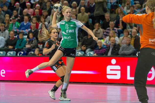Jane Martens VfL Oldenburg 13 casting handball women Bundesliga VfL Oldenburg HSG bad Wildungen vipers xobx