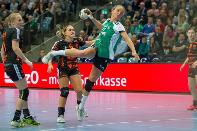 Cara hard floor VfL Oldenburg 23 casting handball women Bundesliga VfL Oldenburg HSG bad Wildungen vipers xobx