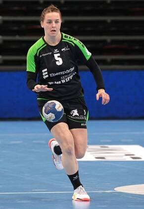 23 12 2017 Germany Ludwigsburg Germany handball Bundesliga women 7 day season 2017 2018 SG BBM Bietigheim vs TV Padmanabha Belastingen Annika Blanke TVN