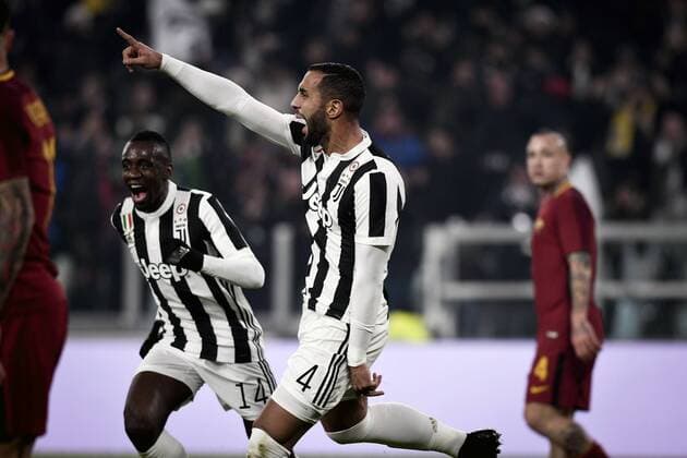 Fußball, Juventus Turin - AS Rom Esultanza gol Mehdi Benatia Juventus Goal celebration Torino 23-12-2017 Allianz Stadium Calcio Serie A Juventus - Roma foto OnePlusNine Insidefoto OnePlusNine