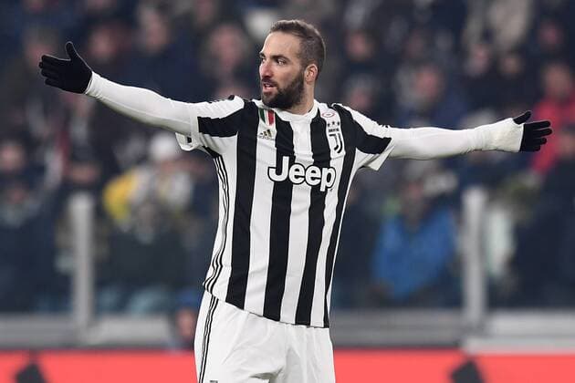 Fußball, Juventus Turin - AS Rom Mg Torino 23 12 2017 - campionato di calcio serie A Juventus-Roma foto Matteo Gribaudi Image nella foto: Gonzalo Higuain 