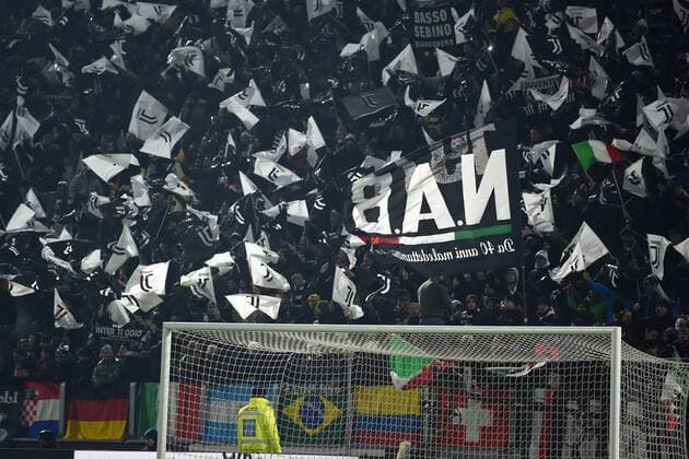 Fußball, Juventus Turin - AS Rom Mg Torino 23 12 2017 - campionato di calcio serie A Juventus-Roma foto Matteo Gribaudi Image nella foto: tifosi Juventus 