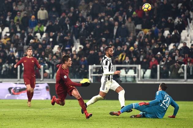 Fußball, Juventus Turin - AS Rom Mg Torino 23 12 2017 - campionato di calcio serie A Juventus-Roma foto Matteo Gribaudi Image nella foto: Patrik Shick-Wojciech Szczesny 