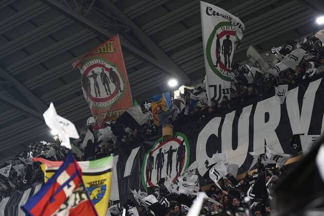 Fußball, Juventus Turin - AS Rom Mg Torino 23 12 2017 - campionato di calcio serie A Juventus-Roma foto Matteo Gribaudi Image nella foto: tifosi Juventus 