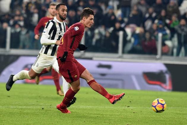 IPP20171223 Football - soccer: Serie A, Juventus Turin - AS Rom, patrik schick (Hinweis: Verwendung nur in Deutschland - only Germany) *** IPP20171223 football soccer Serie A Juventus Turin AS Rome patrik send note use only in Germany only Germany 