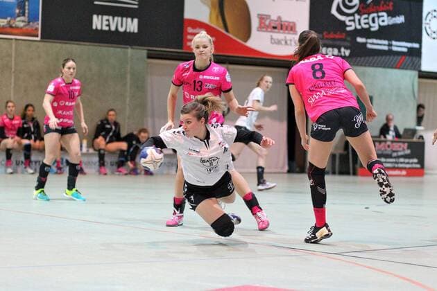 Handball 1 HBF babes Metzingen vs. TSV Bayer 04 Leverkusen 2017 12 23 Metzingen Copyright: xBaur_Seb Eibner-Pressefotox EP_Seb_Ba