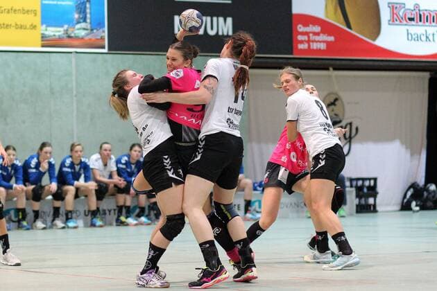 Handball 1 HBF babes Metzingen vs. TSV Bayer 04 Leverkusen 2017 12 23 Metzingen Copyright: xBaur_Seb Eibner-Pressefotox EP_Seb_Ba