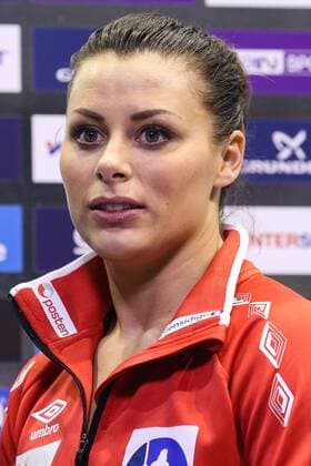 Nora Mork Norway women handball World Championship quarterfinal Norway vs Russia in the GETEC arena Magdeburg portrait portrait Germany handball women women 13 12 2017