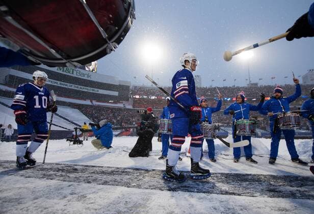 171229 United States s player pa way out by period intermission of hockey match between Canada and the United States in the JVM on 29 december 2017 in Buffalo  Copyright: JOELxMARKLUND BB171229JM058
