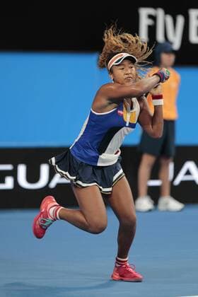 30th December 2017, Perth Arena, Perth, Australia; MasterCard Hopman Cup Tennis; Naomi Osaka of Team Japan plays a forehand shot against Belinda Bencic of Team Switzerland  ActionPlus11966448
