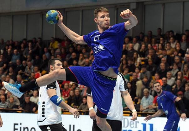 Winterthur Switzerland Eulachhallen 30 12 2017 men handball yellow Cup 2017 Switzerland vs Russia Gleb KALARASH photo and all