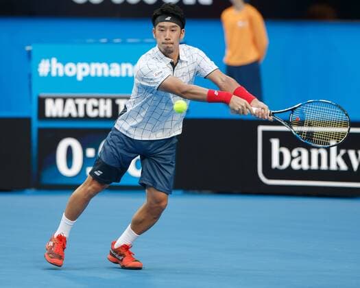 YUICHI SUGITA JPN tennis Hopman Cup 2018 ITF Perth arena Perth Western Australia Australia 30 December 2017 Â Copyright: xJuergenxHasenkopfx