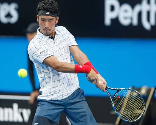 YUICHI SUGITA JPN tennis Hopman Cup 2018 ITF Perth arena Perth Western Australia Australia 30 December 2017 Â Copyright: xJuergenxHasenkopfx