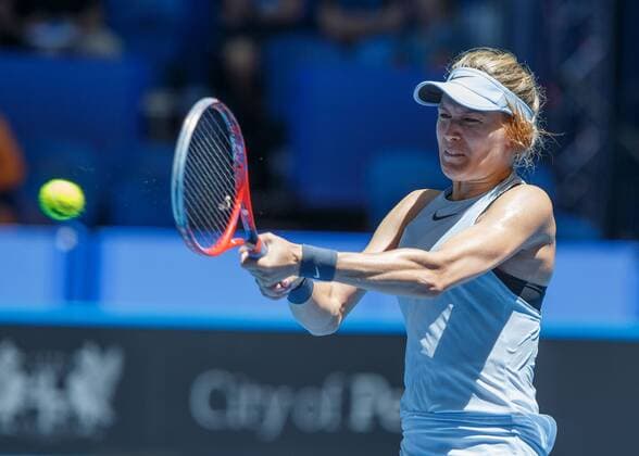 EUGENIE BOUCHARD CAN tennis Hopman Cup 2018 ITF Perth arena Perth Western Australia Australia 31 December 2017 Â Copyright: xJuergenxHasenkopfx