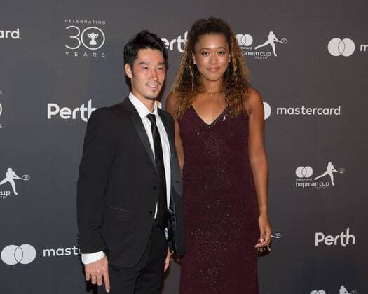 Hopman Cup feature YUICHI SUGITA NAOMI OSAKA team Japan new years Eve Gala new year s Eve Ball tennis Hopman Cup 2018 ITF Perth arena Perth Western Australia Australia 31 December 2017 Â Copyright: xJuergenxHasenkopfx